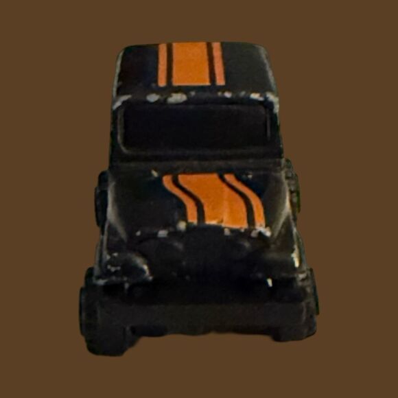 Kidco 1982 CJ-7 4X4 Forrest Tough Wheels by Orange Striped Hard Top Die Cast Jee - Picture 2 of 5